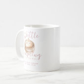 Mug Petit Baby shower d'aquarelle rose pâle | (Devant gauche)