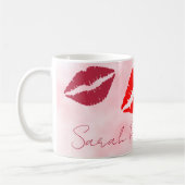 Mug petit baiser rose (Gauche)