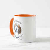 Mug Petit Basset Griffon Vendeen PBGV IAAM (Devant gauche)