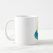 Mug Petit bateau à voile bleu (Gauche)