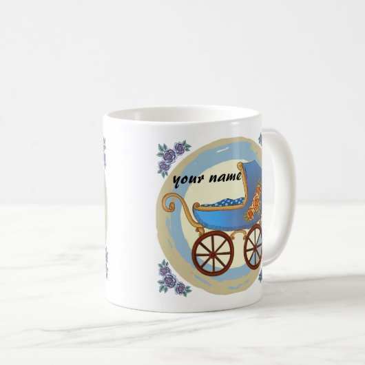 Mug Petit bébé Buggy (Devant droit)