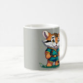 Mug Petit bébé de tigre de scouts (Devant droit)