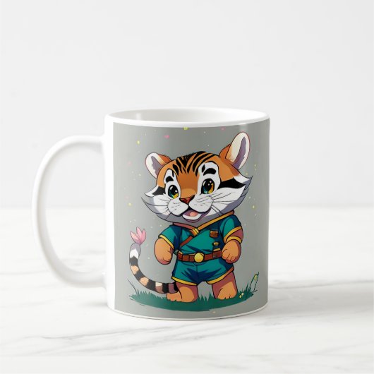 Mug Petit bébé de tigre de scouts (Gauche)
