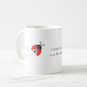 Mug Petit bébé mignon de coccinelle (Devant gauche)