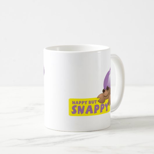 Mug Petit bernard l'ermite heureux mais vif (Devant droit)