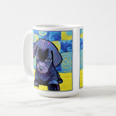 Mug Petit Black Lab Puppy Quilt Comme Design (Devant gauche)