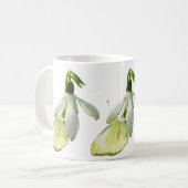Mug Petit Blanc sur perce-neige (Devant gauche)