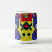 Mug Petit Bleu Teddy Bear Quilt Comme Design (Centre)