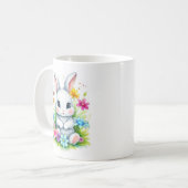 Mug Petit Bunny Jardin Fleur sauvage Pâques (Devant gauche)