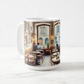 Mug Petit café à Genève Suisse (Devant gauche)