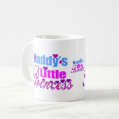 Mug ✔ Petit café classique princesse de papa (Devant gauche)