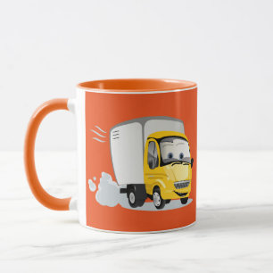 Mug Petit Camion Cartoon Jaune pour enfants !