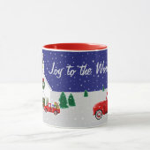 Mug Petit camion rouge avec Country Church (Centre)