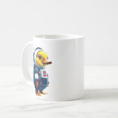Mug petit canard en costume astronaute (Devant gauche)
