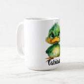 Mug Petit canard vert (Devant gauche)