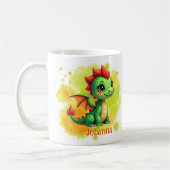 Mug Petit cerf-volant vert orange (Gauche)