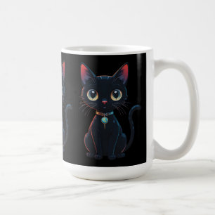 Mug Petit Chat Noir Effrayant