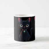 Mug Petit Chat Noir Effrayant (Centre)
