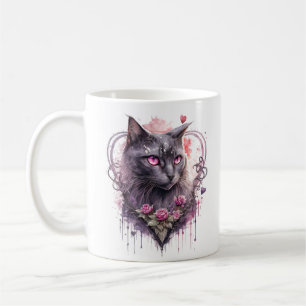 Mug Petit chat noir ensorcelé