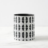 Mug Petit chaton noir motif (Centre)