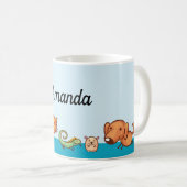 Mug Petit chien chat animal personnalisé (Devant droit)