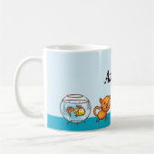 Mug Petit chien chat animal personnalisé (Gauche)