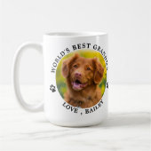 Mug Petit chien grand-mère Personnalisé Animaux de com (Gauche)
