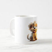 Mug Petit Chien mignon - Mon Royaume (Devant gauche)