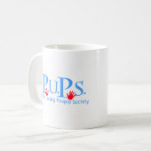 Mug Petit chiot blessé - Sauvée! (Devant gauche)