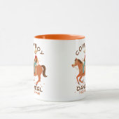 Mug Petit cow-boy cool et cheval fête d'anniversaire (Centre)