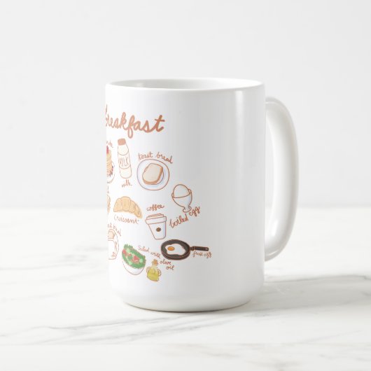 Mug Petit déjeuner (Devant droit)