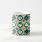 Mug Petit-déjeuner Aliments Waffle Diamond Plaid Coffe (Centre)
