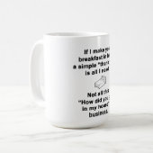 Mug Petit déjeuner au lit (Devant gauche)