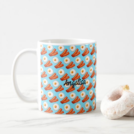 Mug Petit-Déjeuner Bacon Et Oeuf (Avec donut)