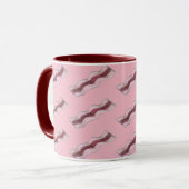 Mug Petit-déjeuner Bacon Sizzling Nourriture Frite Via (Devant gauche)