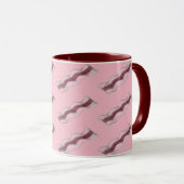 Mug Petit-déjeuner Bacon Sizzling Nourriture Frite Via (Devant droit)