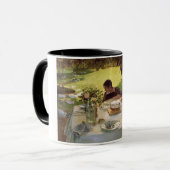 Mug Petit déjeuner dans le jardin (Devant gauche)