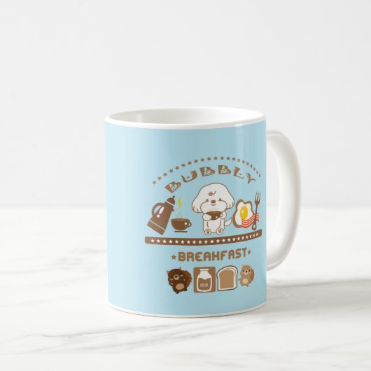Mug Petit-déjeuner de Bubbly (Devant droit)