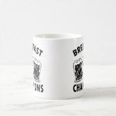 Mug Petit-déjeuner de Champions drôles chemise à bière (Centre)