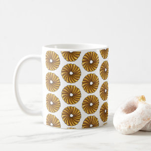 Mug Petit-déjeuner doré Twin Français Doughnut