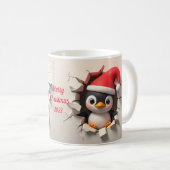Mug Petit déjeuner en 3D de Noël (Devant droit)