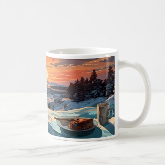Mug Petit-Déjeuner, Hiver Et Soleil (Droite)