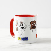 Mug Petit déjeuner, lard et tous impressionnants (Devant gauche)