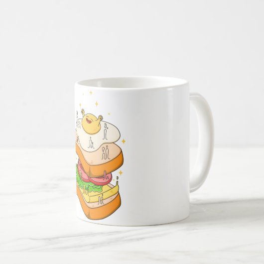 Mug Petit déjeuner matinal (Devant droit)