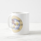 Mug Petit-déjeuner Oeufs de nourriture sur plaque amus (Devant gauche)