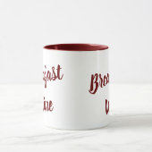 Mug Petit-déjeuner Vins amusants (Centre)