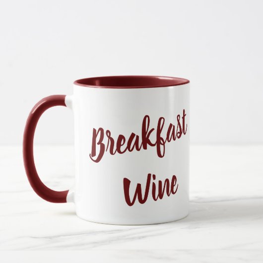 Mug Petit-déjeuner Vins amusants (Gauche)