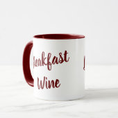 Mug Petit-déjeuner Vins amusants (Devant gauche)