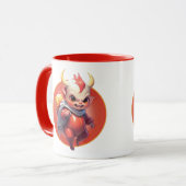 Mug Petit Diablotin de Feu (Devant gauche)