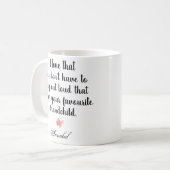 Mug Petit-enfant préféré moderne, drôle, décalé (Devant gauche)